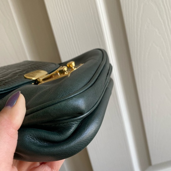 Bally Green Leather Crossbody Bag - Picture 5 of 7